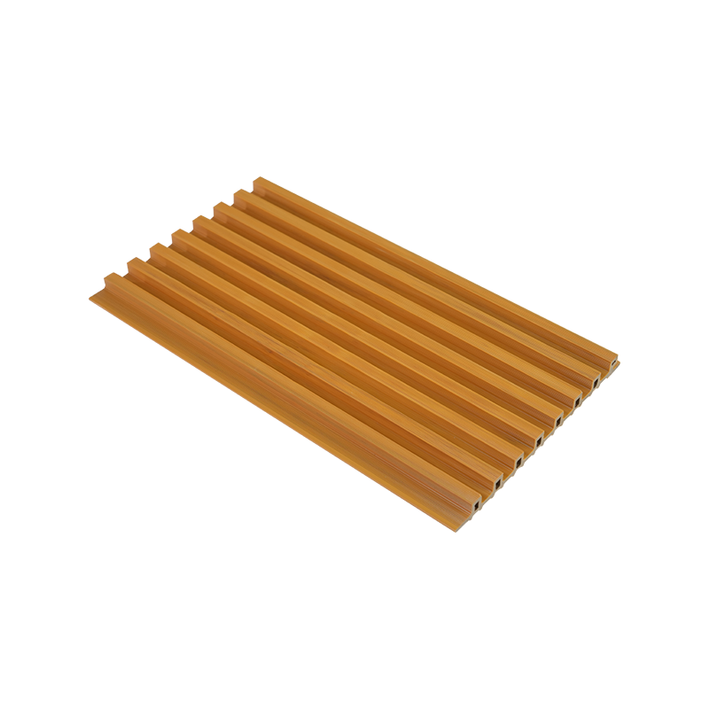 171mm Genişlik, 14mm Kalınlık Dış Mekan PVC/ASA Ahşap-Plastik Kompozit Vinil Kaplamalı Izgara