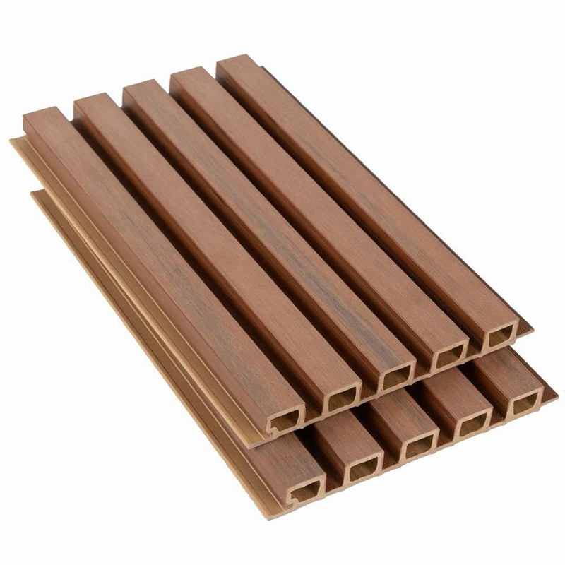 190mm Genişlik, 20mm Kalınlık Ahşap-Plastik Kompozit Yeni Malzeme PVC/ASA Ko-ekstrüzyon Izgara