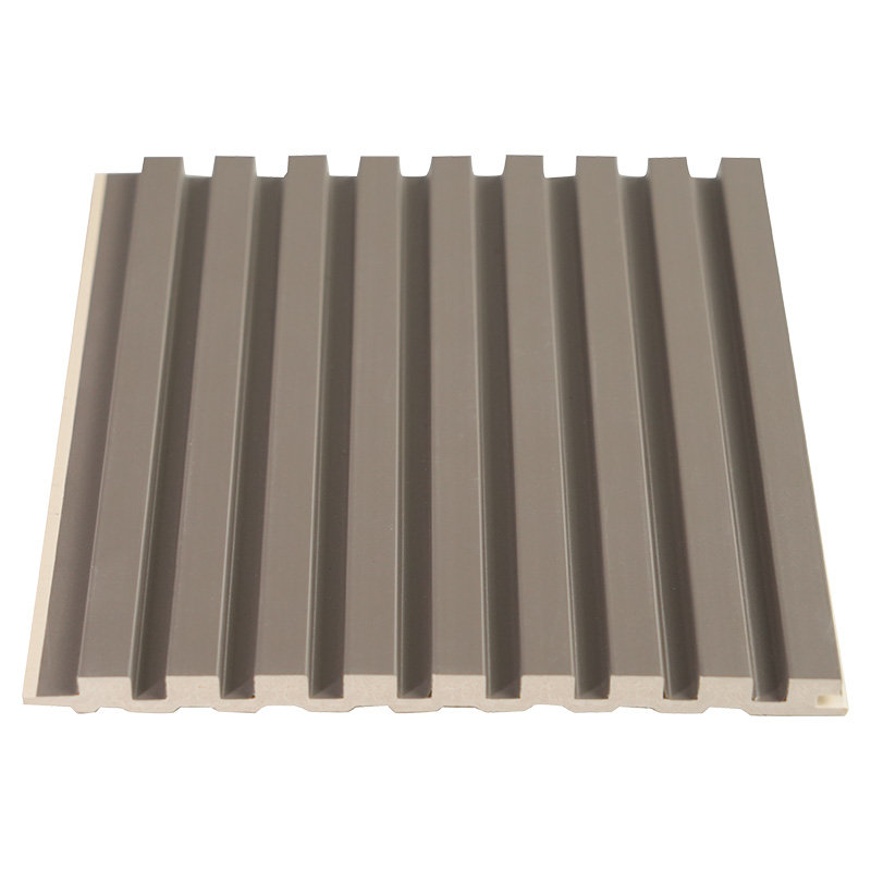 Genişlik 150mm Kalınlık 8mm Oluklu Dekoratif Masif PVC Izgara Paneli