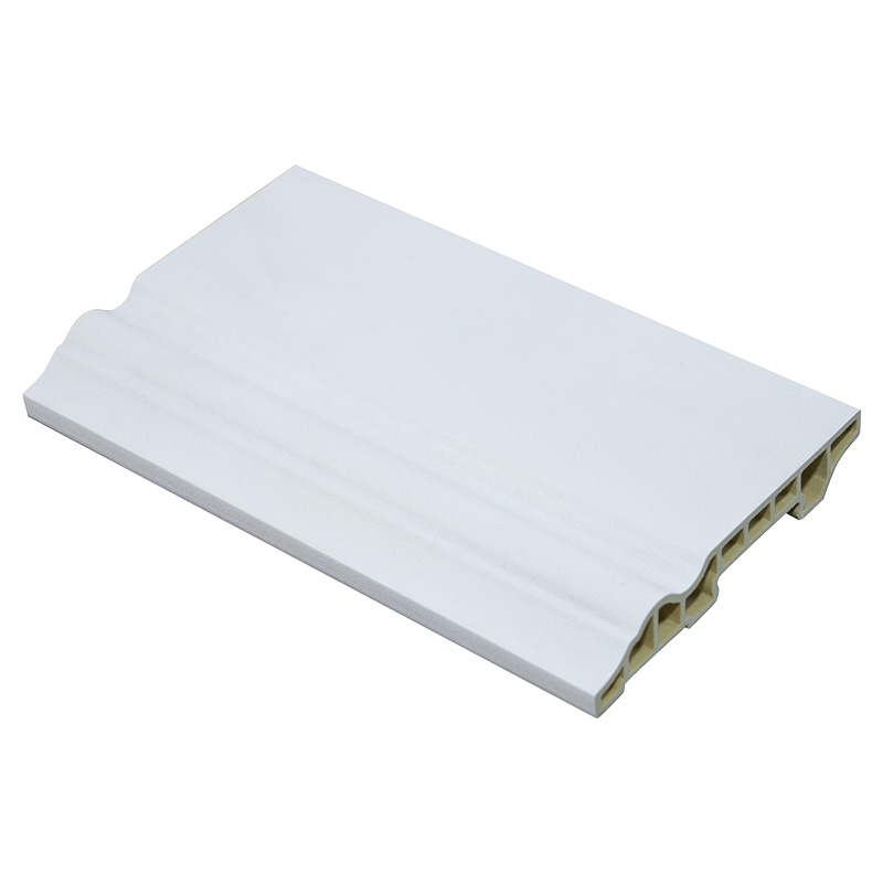 PVC Kompozit Tabanlı 80mm Ahşap Tahıl WPC Süpürgelik